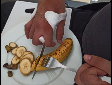 Adaptive support while preparing food